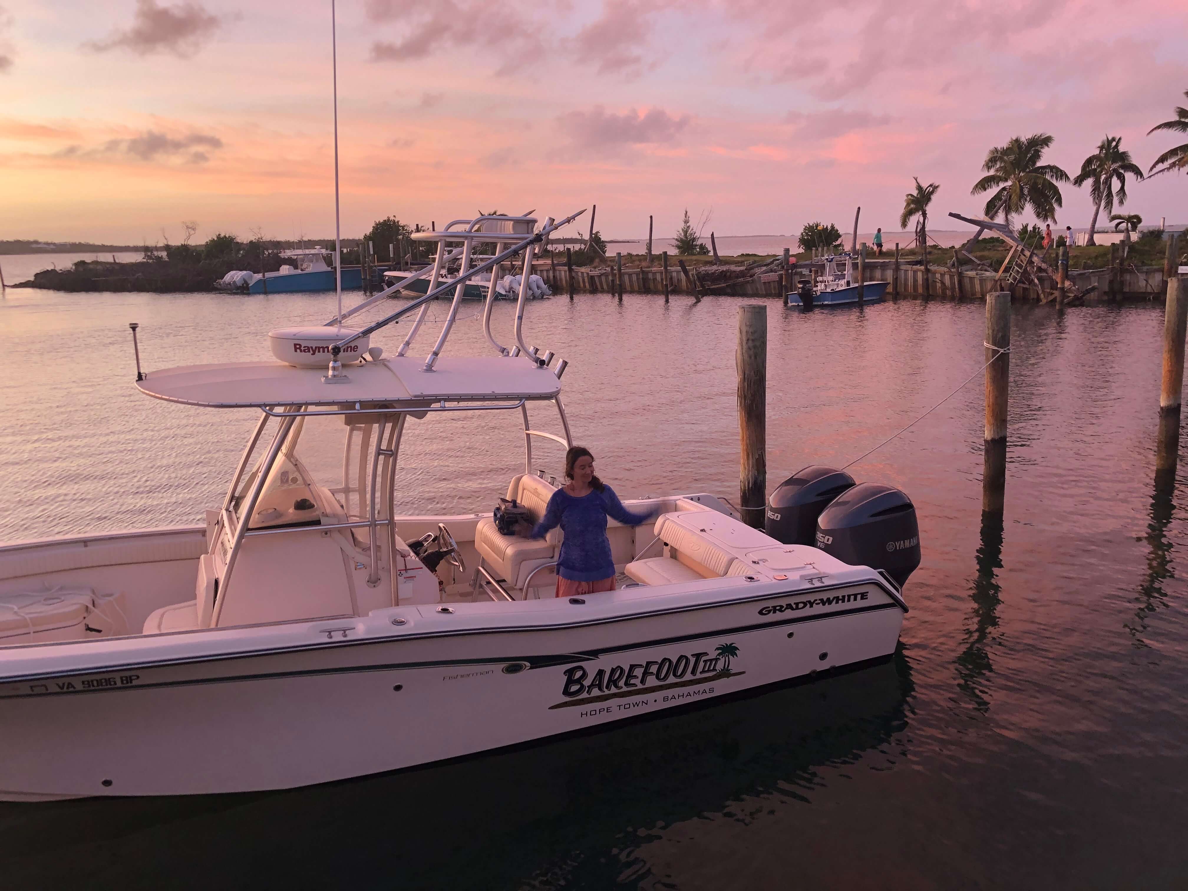 Boat in Abacos, Bahamas